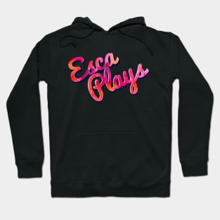 Pink and Red Logo Hoodie